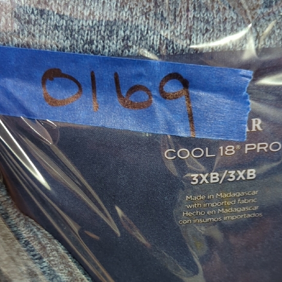 Haggar Men's Heather Blue Zip Up Sweater - Picture 13 of 13